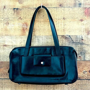 Vintage Monsac Original Leather Shoulder Bag